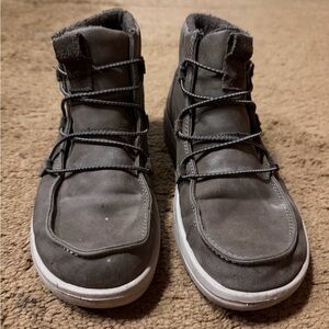 HEY DUDE ELOISE RECYCLED LEATHER COFFEE SIZE 8